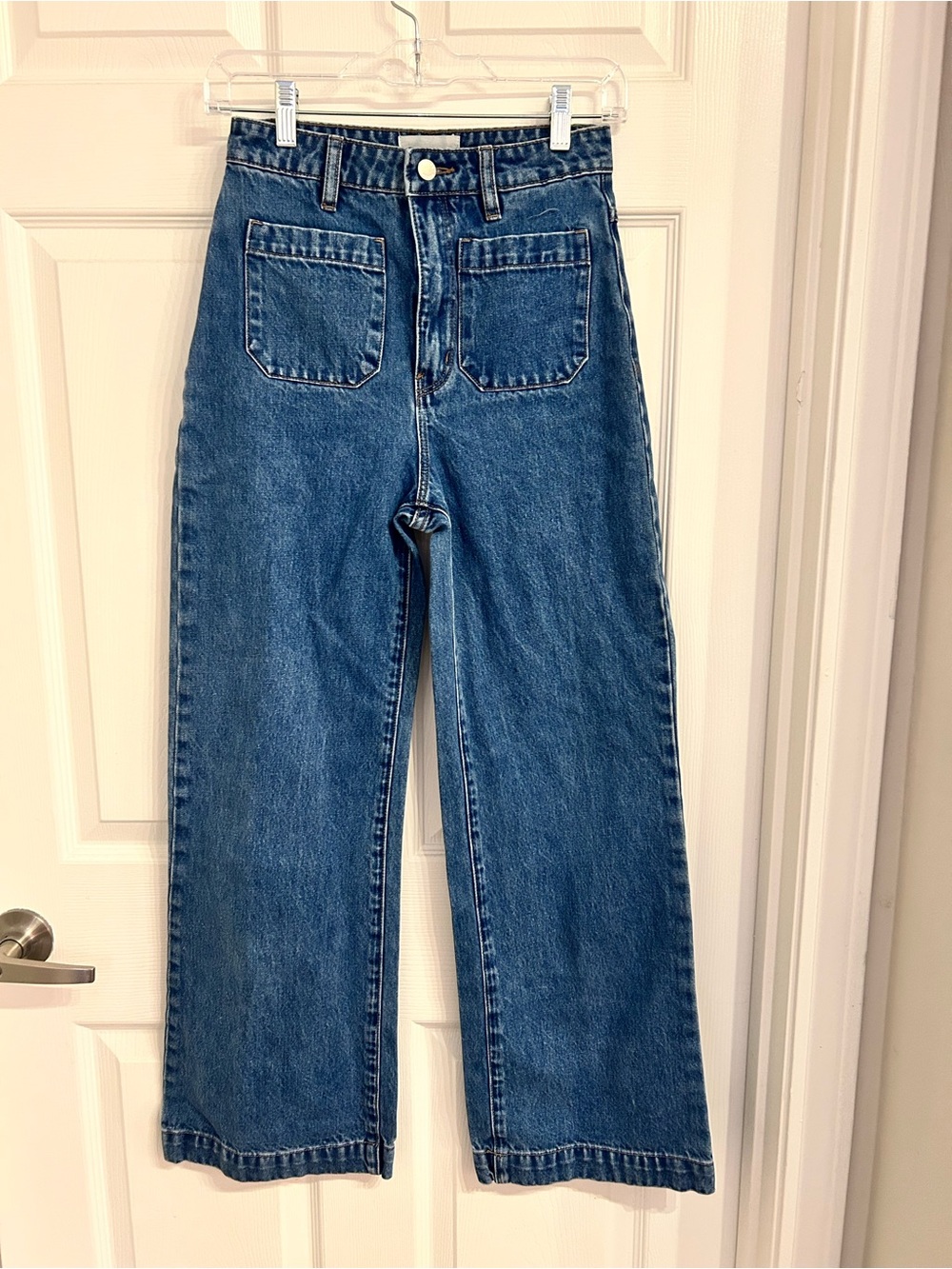 Classic High-Rise Wide-Leg Women’s Jeans - Blue